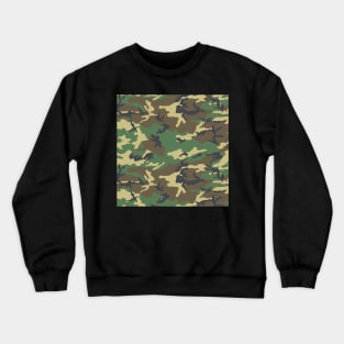 USA Army Camouflage Woodland Crewneck Sweatshirt